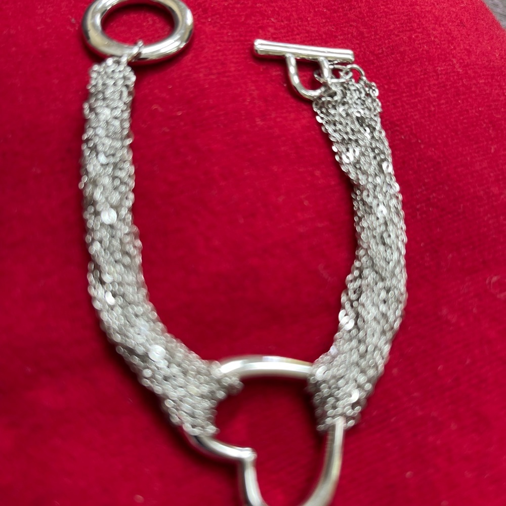 Elegant Silver Chain Bracelet